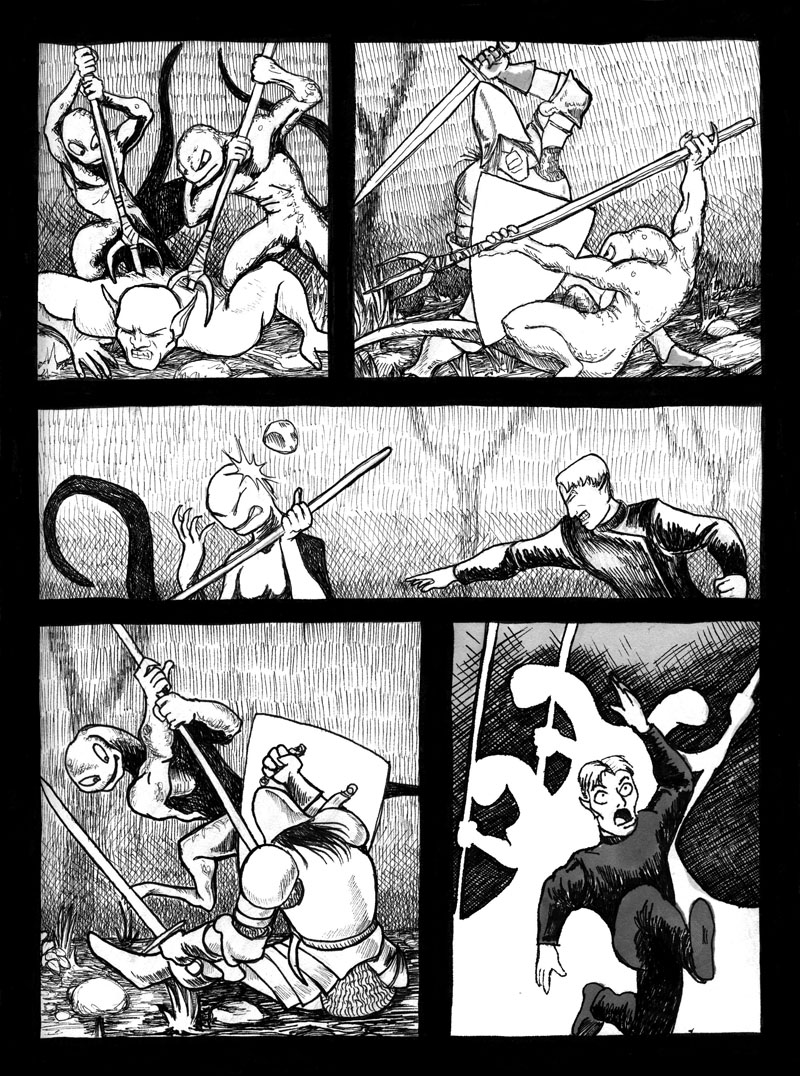 Page 016 – Fighting Lizardmen!