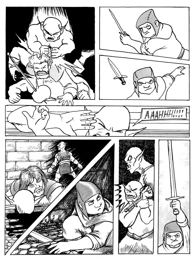 Page 47 – Sarkin throws a Dagger