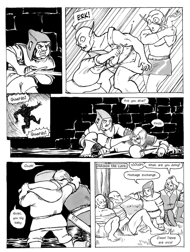 Page 49 – Sarkin Kills an Orc