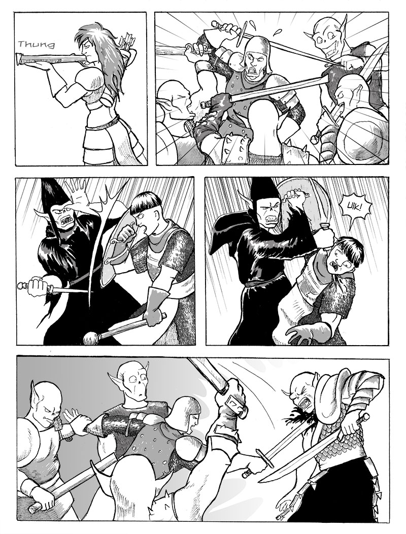 Page 89 – The Fight in Front of the Cave, <p>Part 6