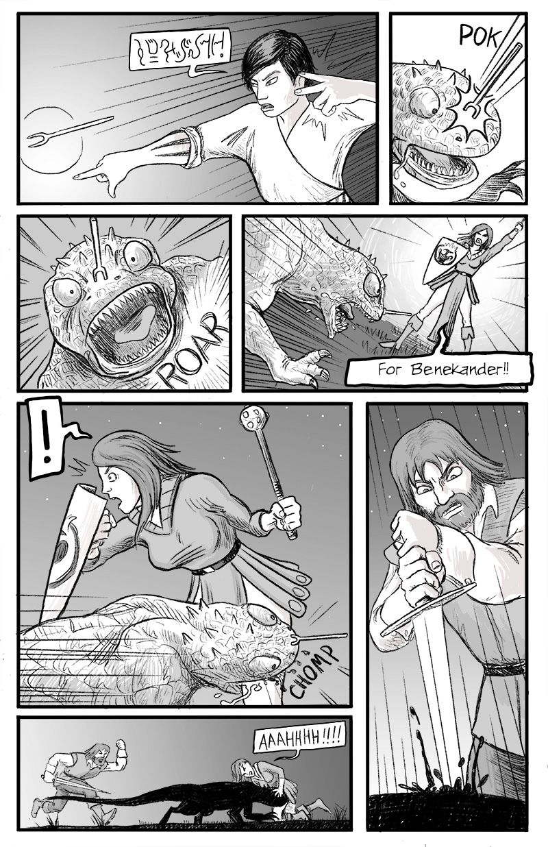 Page 20 – Lizard vs. Illerya