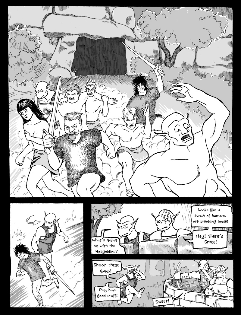 Page 106 – Back at the Caves of Chaos