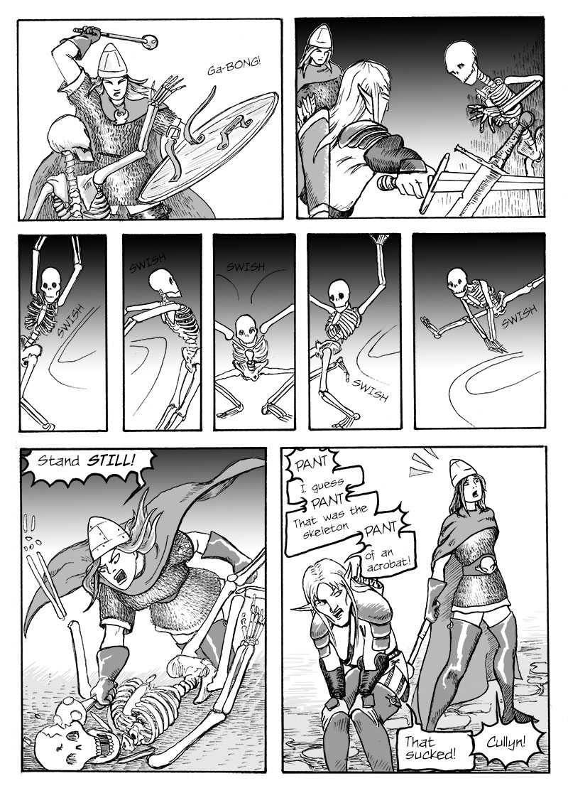 Page 129 – The Skeletons are Defeated