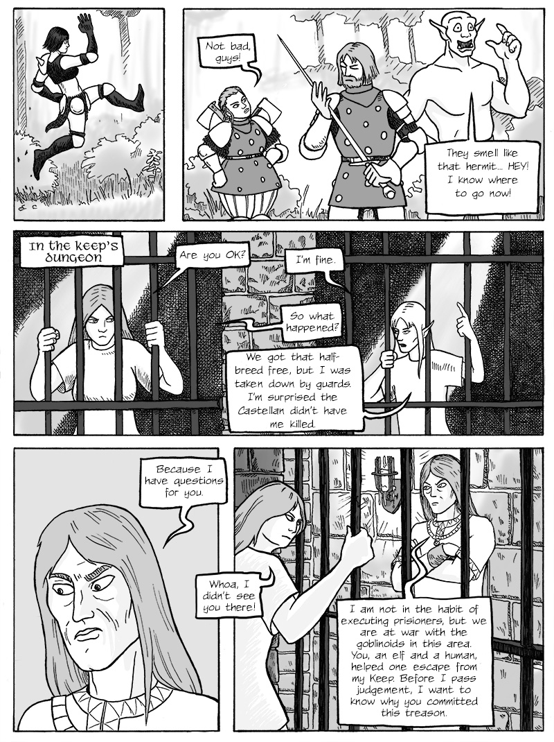 Page 212 – Bandit Aftermath, and In the Dungeon Again