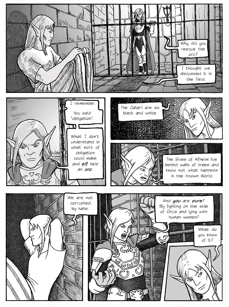 Page 254 – This conversation is in Elvish