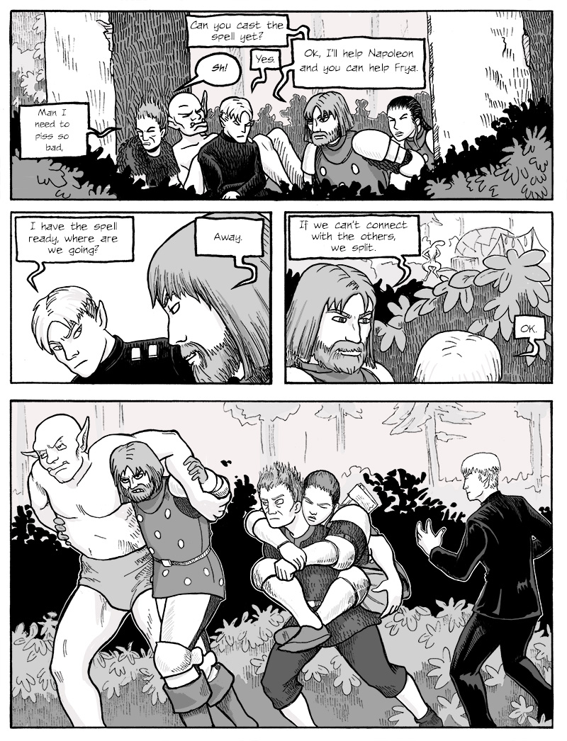 Page 266 – Cullyn and friends make a break for it.