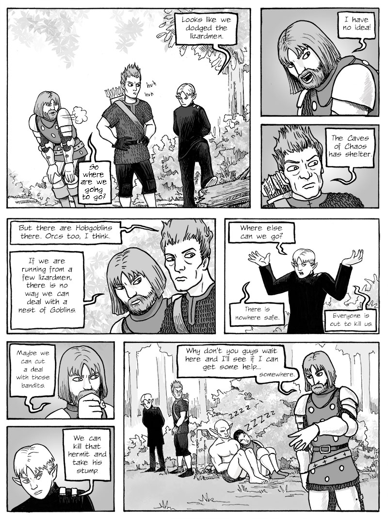 Page 270 – They got away from the lizardmen