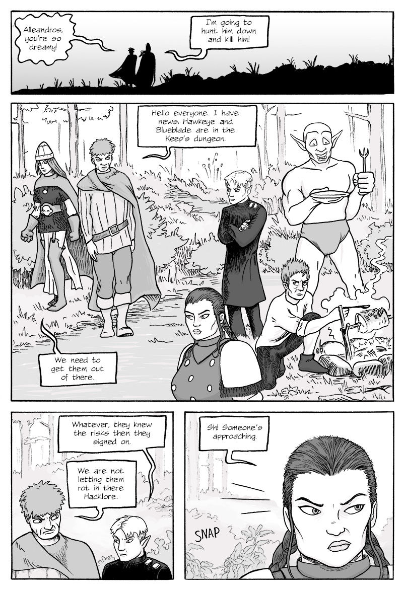 Page 286 – Illerya returns to the rest of the party.