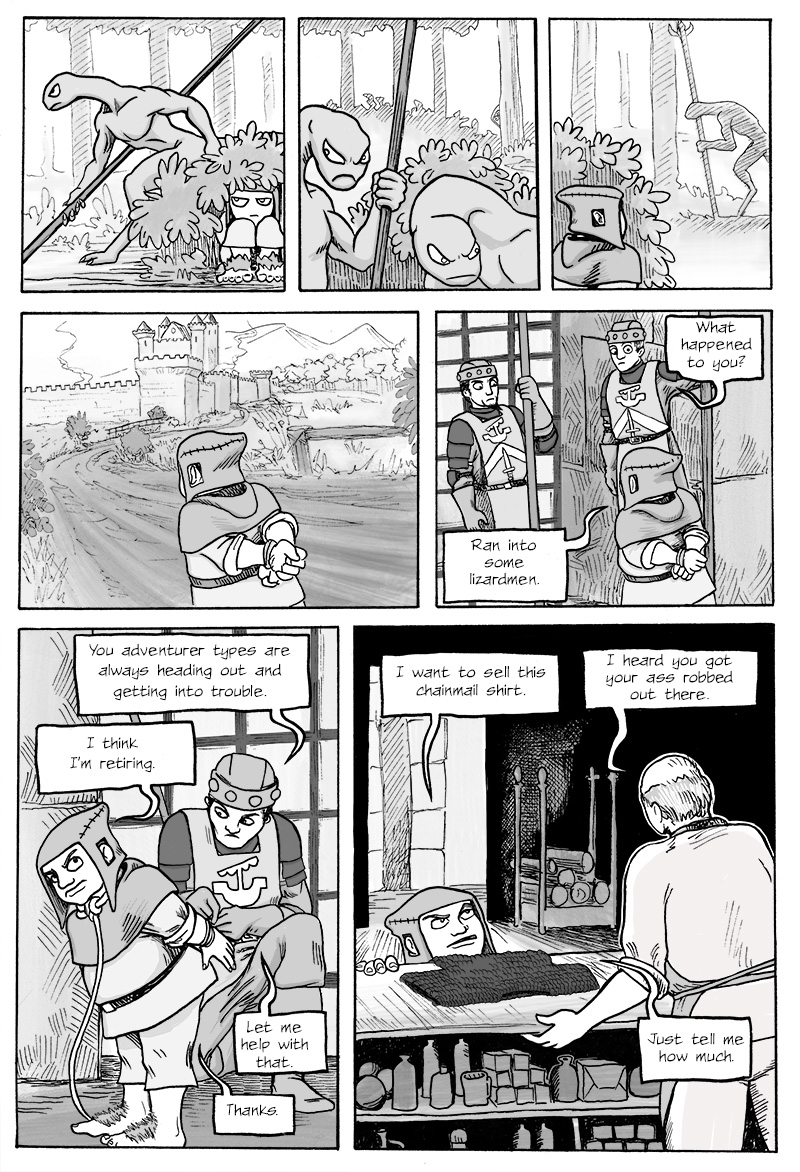 Page 290 – Halflings can hide in the Forest