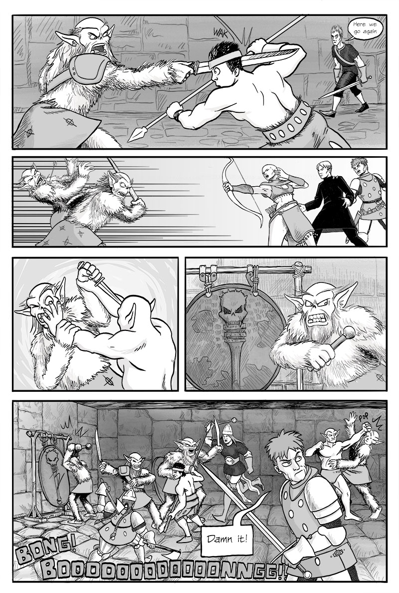 Page 300 – The Bugbears strike the Alarm Gong