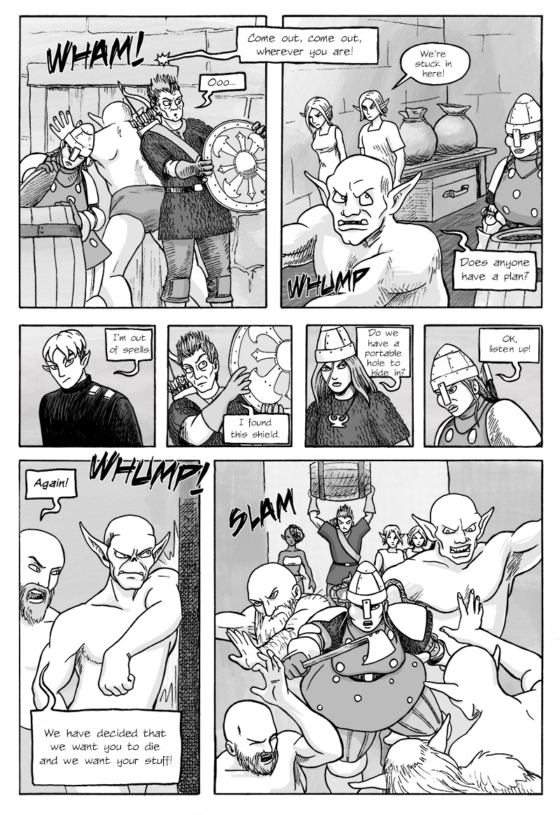 Page 328 – The Party is Trapped!