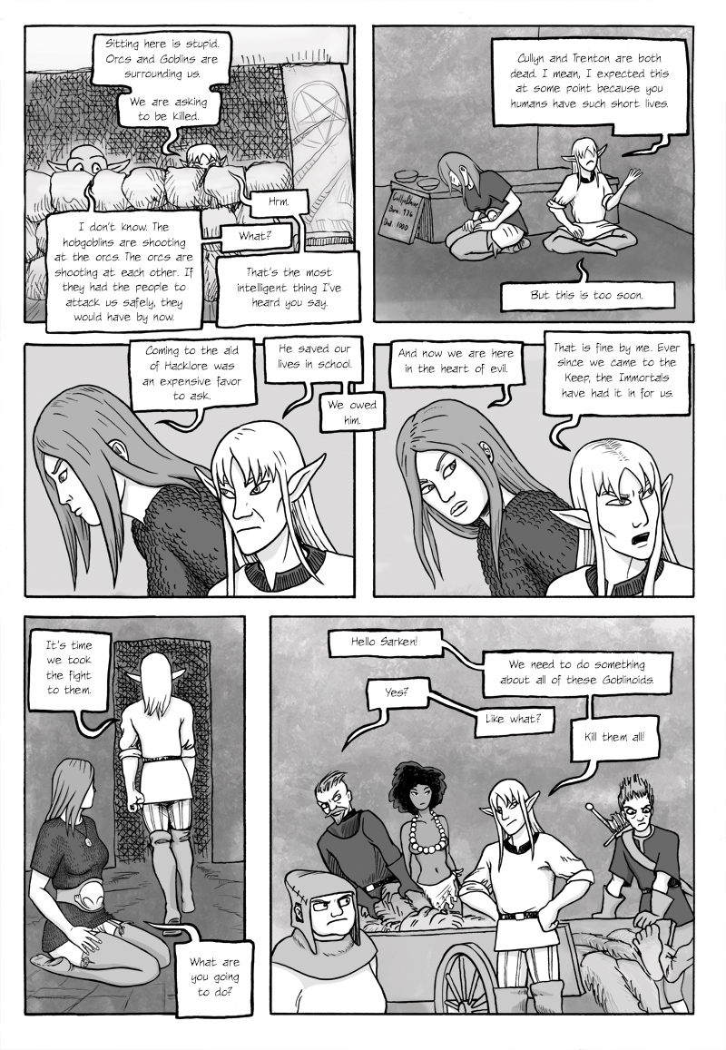 Page 359 – The Party holes up in the Bugbear Lair