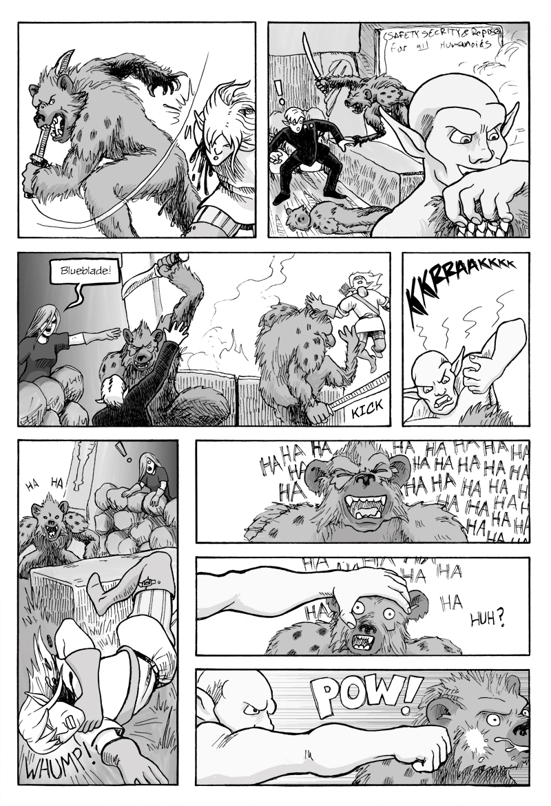 Page 364 – Blueblade rolls a Save vs. Death!