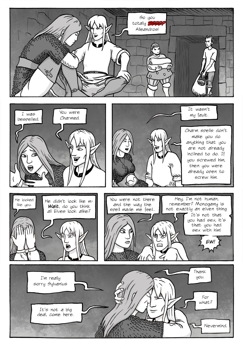 Page 371 – Illerya and Blueblade talk about being Charmed