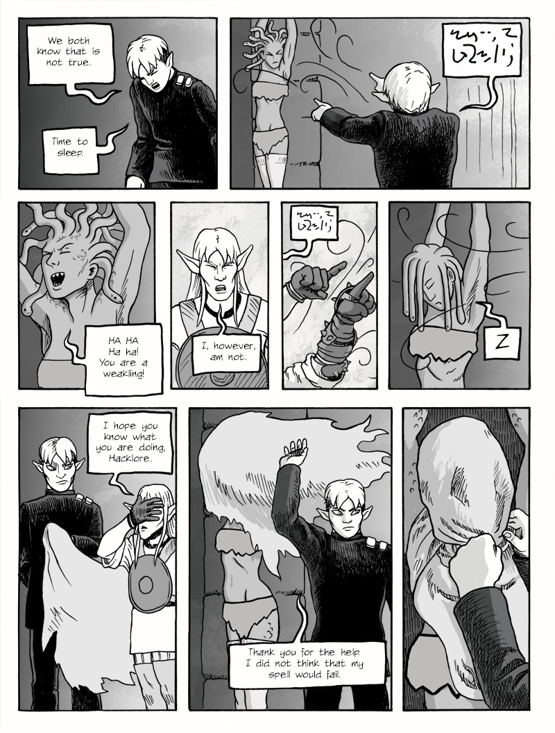 Page 407 – Putting the Medusa to Sleep.