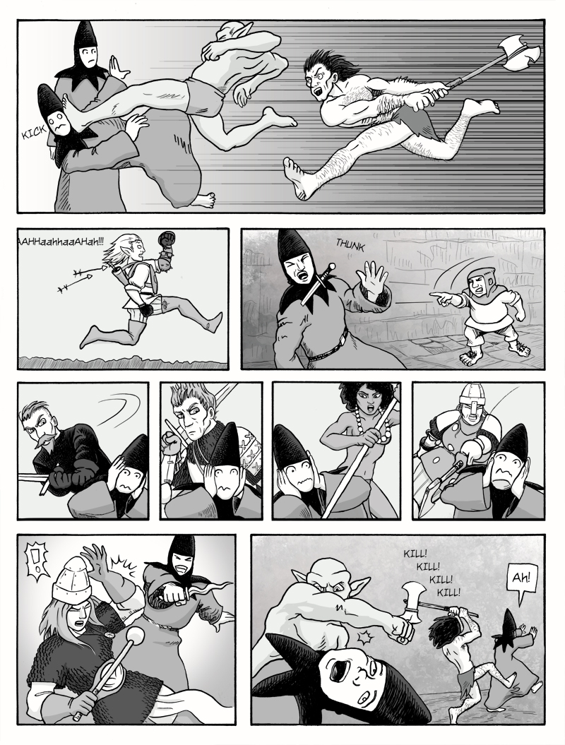 Page 413 – The Party Fights the Cultists!