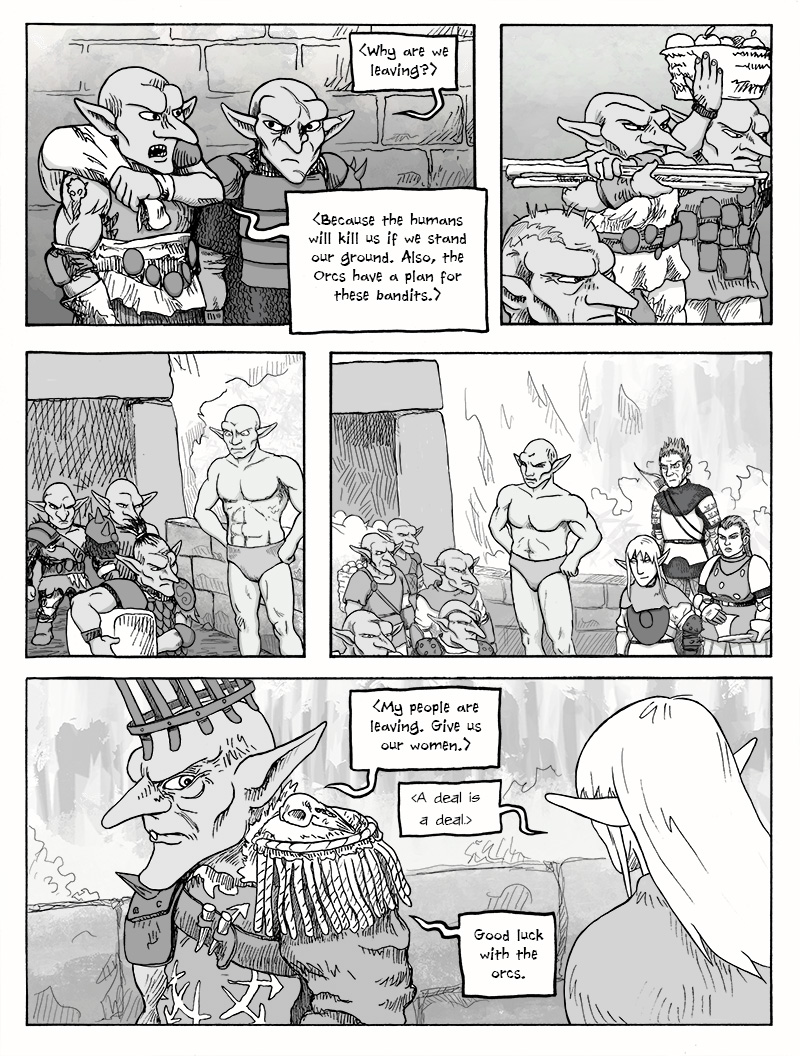 Page 458 – The Hobgoblins are leaving the Caves