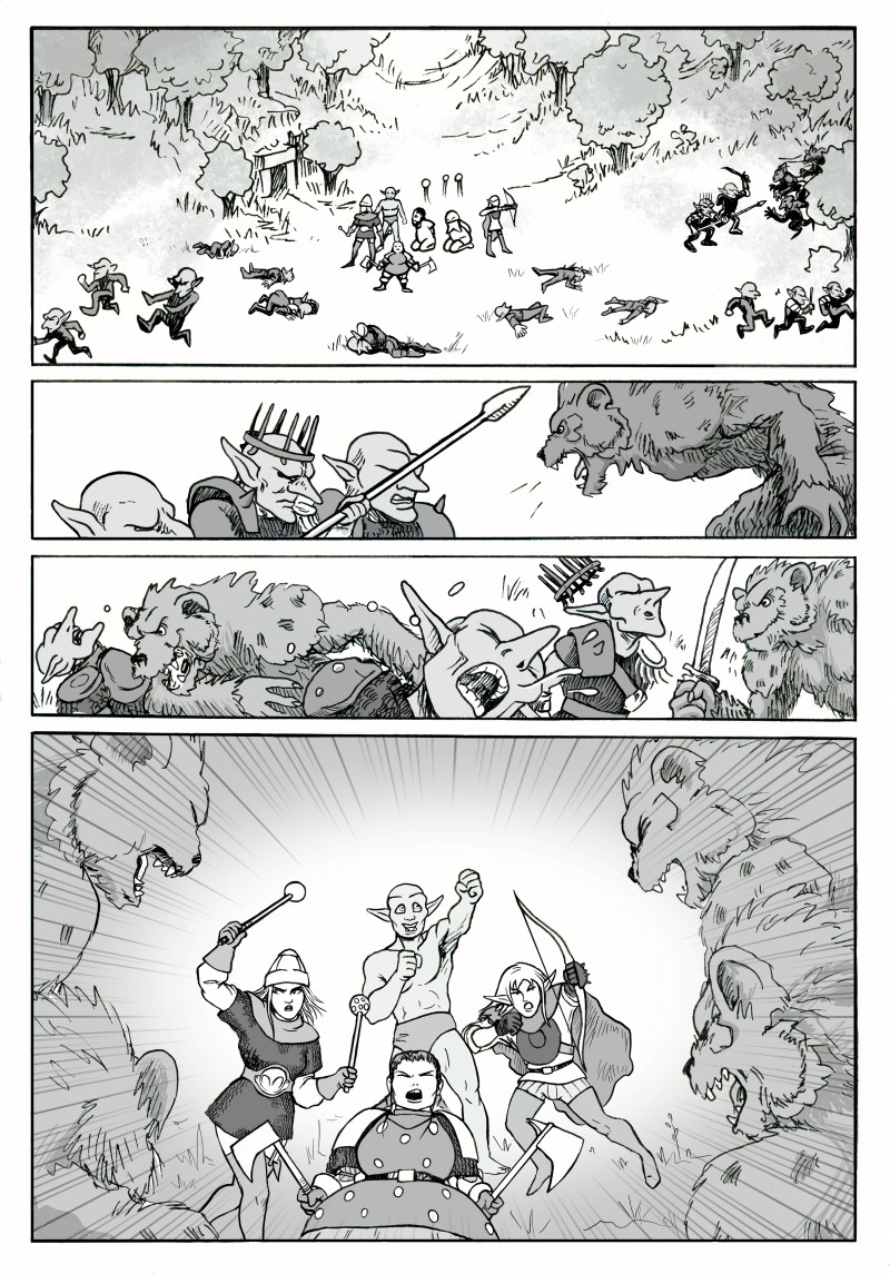 Page 470 – The Final Charge of the Gnolls